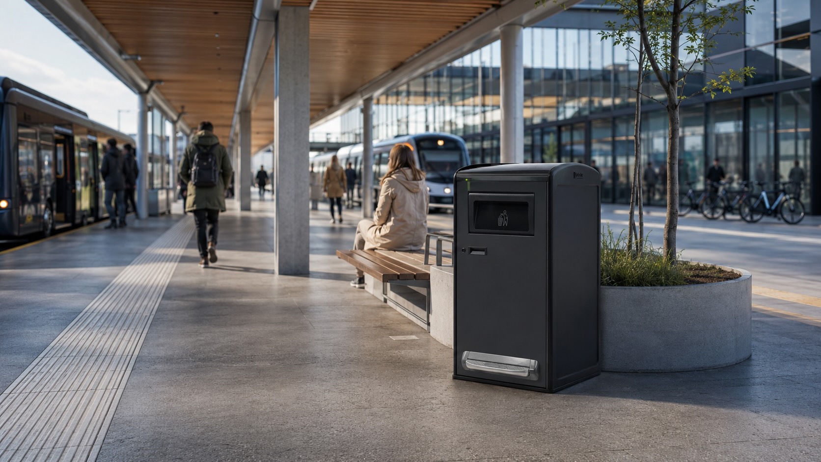 Smart avfallshantering för resecentrum och kollektivtrafik 1
