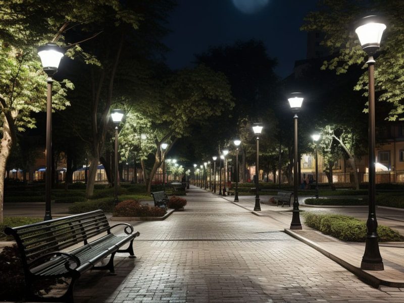 Belysning offentliga utomhusområden